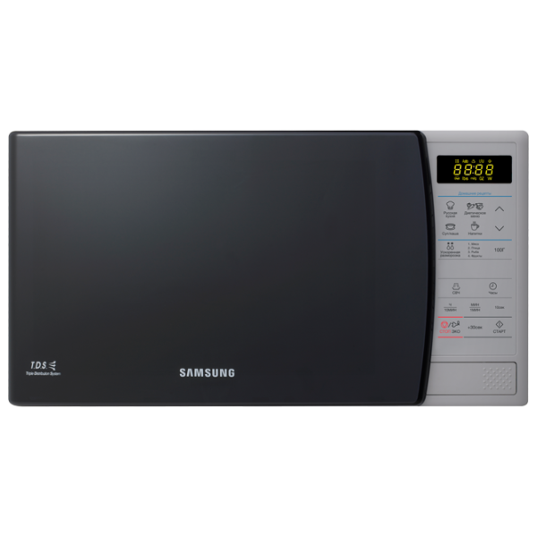 Микроволновая печь Samsung ME83KRS-1/ BW Отдельно стоящий/ 800 Вт/ Серебристый photo 1