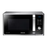 Микроволновая печь Samsung MS23F302TAS/ BW Отдельно стоящий/ 800 Вт/ Серебристый