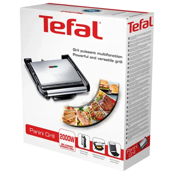 Электрогриль Tefal GC241D38 Закрытый (двухсторонний)/ 2000 Вт/ Нержавеющая сталь Серебристый photo 6