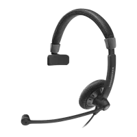 Căști Sennheiser SC-45 Mono Black Cu fir/ Personal