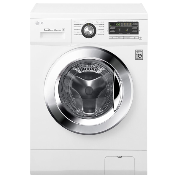 Стиральная машина LG FH0B8ND3 6 кг / 1000 об/мин / Белый photo 1