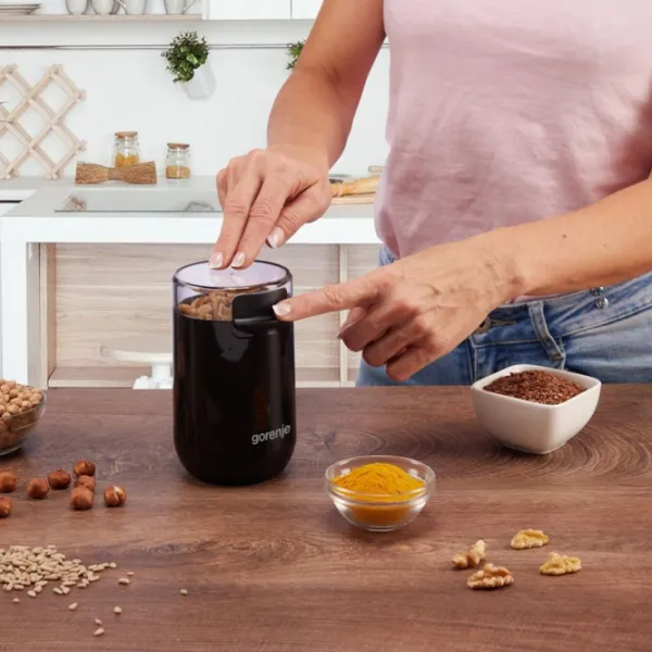 Râșniță de cafea Gorenje SMK150B Cuțit rotativ / 36 g / Black photo 12