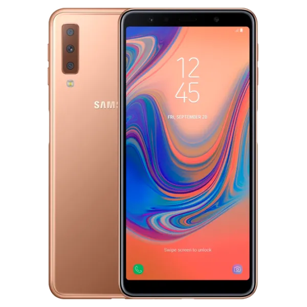 Samsung Galaxy A7 (2018) A750 4 ГБ/ 64 ГБ/ Dual SIM/ Золотой photo 1 Samsung Galaxy A7 (2018) A750 4 ГБ/ 64 ГБ/ Dual SIM/ Золотой photo 1