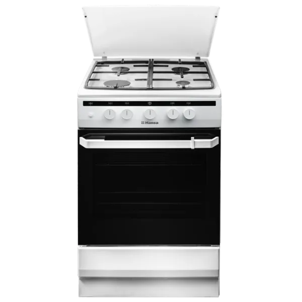 Aragaz Hansa FCGW51050 Pe gaz/ White/ Black photo 1