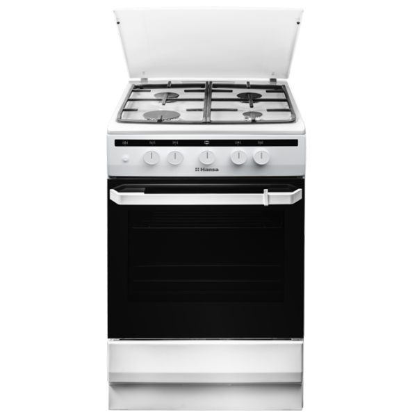 Aragaz Hansa FCGW51050 Pe gaz/ White/ Black photo 1