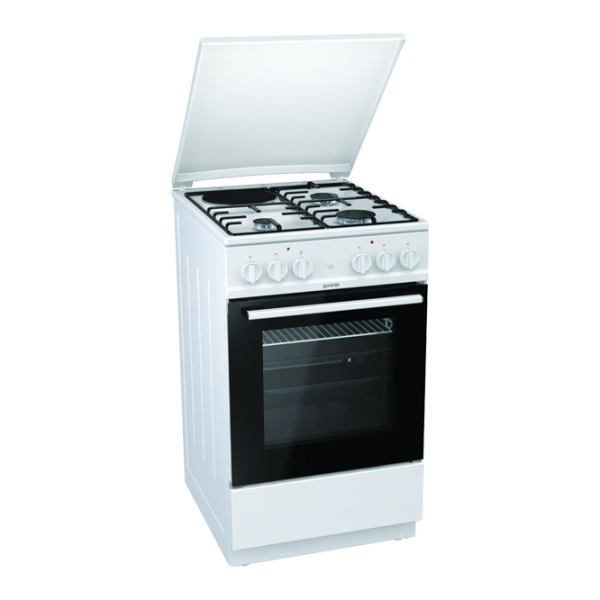 Aragaz Gorenje KN 5121 WD Combinată/ White photo 1 Aragaz Gorenje KN 5121 WD Combinată/ White photo 1