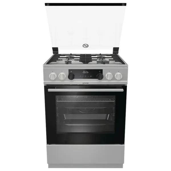 Aragaz Gorenje K 634 XF Pe gaz/ Inox/ Black photo 1