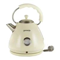 Электрочайник Gorenje K17CLI 1.7л / Скрытый / Бежевый