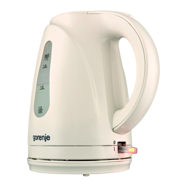 Ceainic Electric Gorenje K17I 1.7 l/ Ascuns (Disc)/ Beige White photo 1 Ceainic Electric Gorenje K17I 1.7 l/ Ascuns (Disc)/ Beige White photo 1