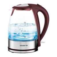 Чайник Электрический Polaris PWK1755CGL 1.7 л/ Закрытая спираль/ Красный