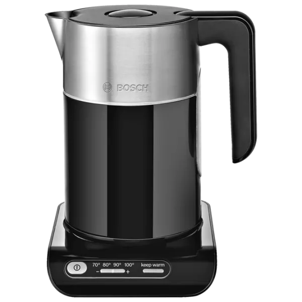 Ceainic electric Bosch TWK8613P 1.5l / Ascuns / Black photo 1