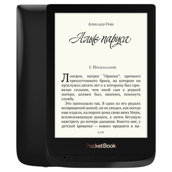 eReaders Pocketbook 627 Touch Lux 4 6"/ E-Ink Carta/ 8 GB/ Black photo 1 eReaders Pocketbook 627 Touch Lux 4 6"/ E-Ink Carta/ 8 GB/ Black photo 1