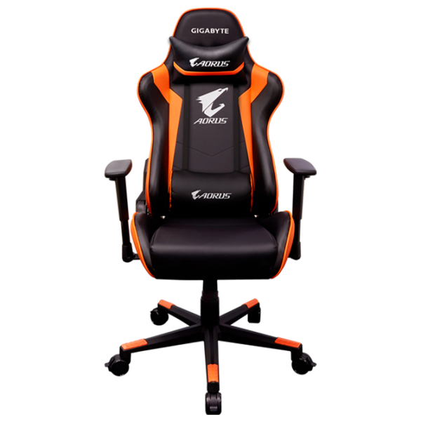 Игровое кресло Gigabyte Aorus AGC300 Черный Оранжевый photo 1 Игровое кресло Gigabyte Aorus AGC300 Черный Оранжевый photo 1