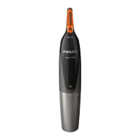 Trimmer de nas şi urechi Philips NT3160/ 10 Black