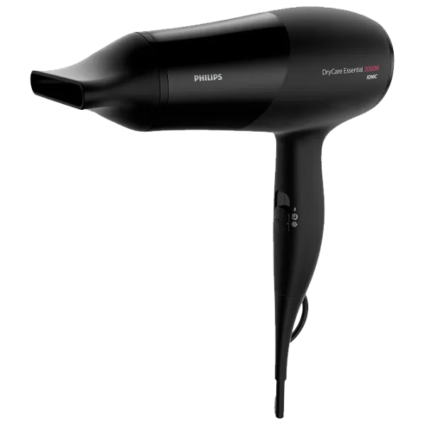 Uscător de păr Philips BHD030/00 2000 W / Black photo 1