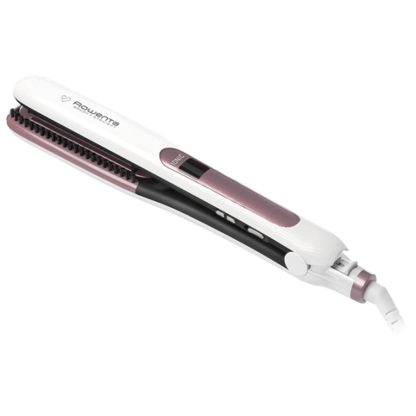 Placă de îndreptat părul Rowenta SF7510F0 37 W/ Pink White photo 1