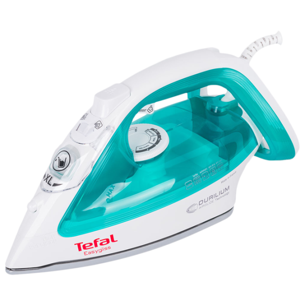 Утюг Tefal FV3951E0 Классический/ 2400 Вт/ Бирюзовый photo 1 Утюг Tefal FV3951E0 Классический/ 2400 Вт/ Бирюзовый photo 1