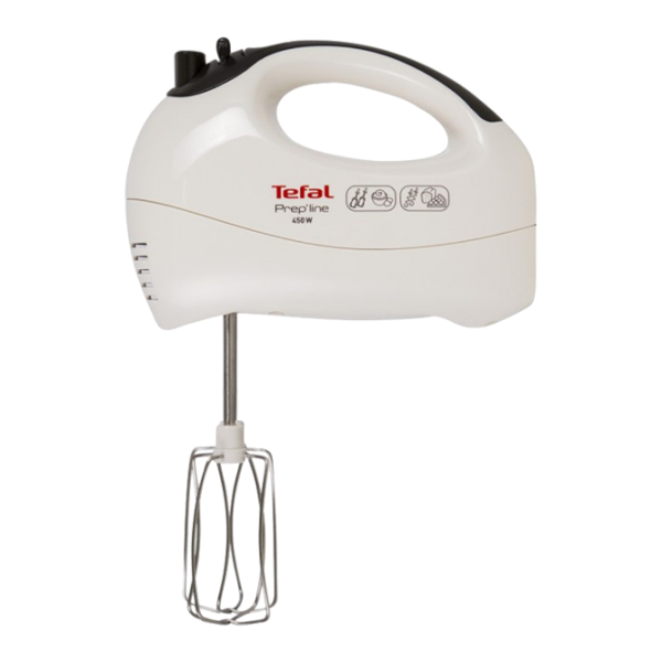 Миксер ручной Tefal HT410138 450 Вт/ Черный Белый photo 1