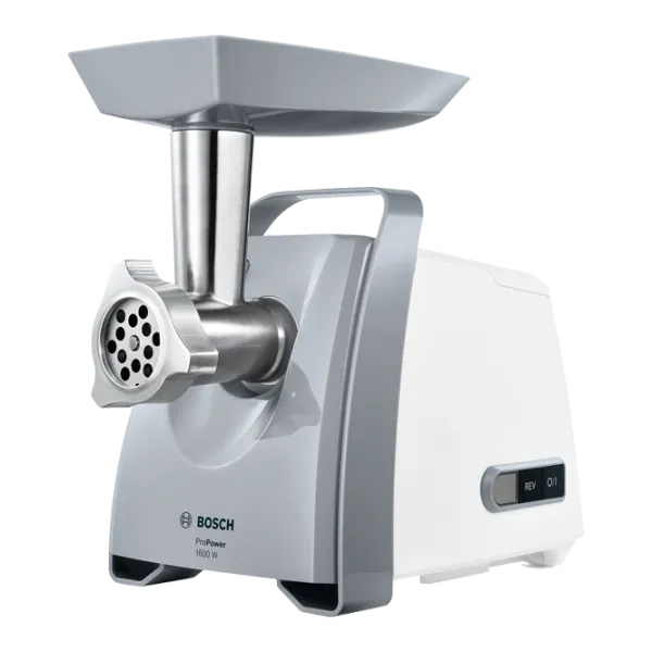 Mașină de tocat carne Bosch MFW45020 1600 W/ 2.7 kg/ min/ White photo 1