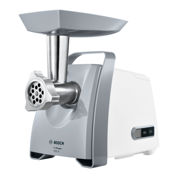 Mașină de tocat carne Bosch MFW45020 1600 W/ 2.7 kg/ min/ White photo 1