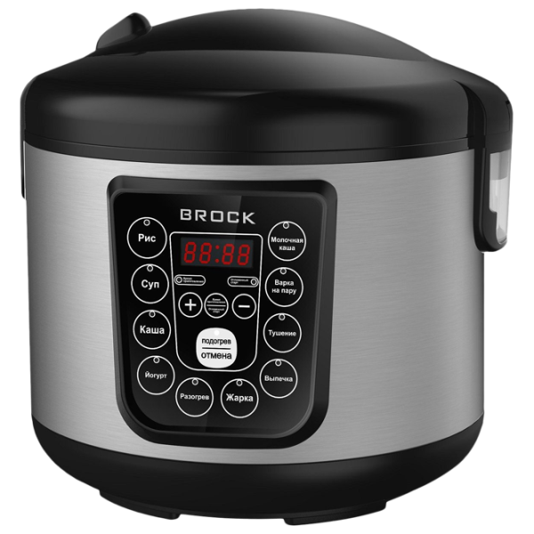 Мультиварка Brock MC 1005 700 Вт / Нержавеющая сталь photo 1