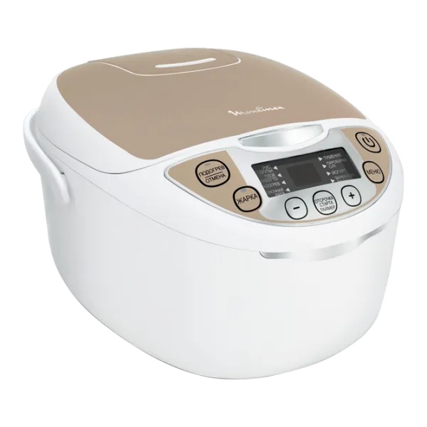 Мультиварка Moulinex MK706 5 л/ 750 Вт/ Бежевый Белый photo 1
