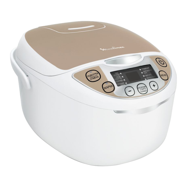Мультиварка Moulinex MK706 5 л/ 750 Вт/ Бежевый Белый photo 1