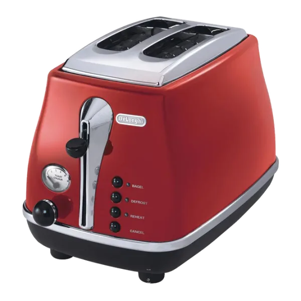 Тостер Delonghi Icona CTO2003R Механический/ 900 Вт/ Красный photo 1