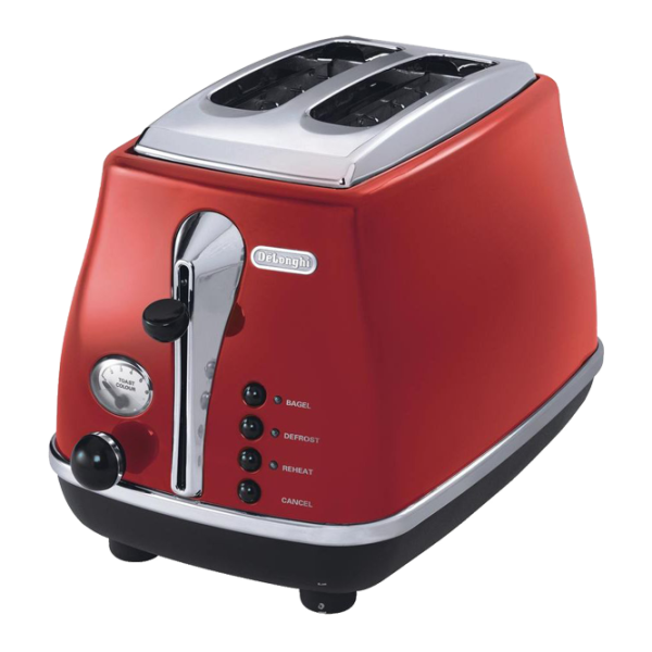 Тостер Delonghi Icona CTO2003R Механический/ 900 Вт/ Красный photo 1