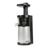 Соковыжималка Vitek VT-3661 Шнековый/ 200 Вт/ Серебристый Черный