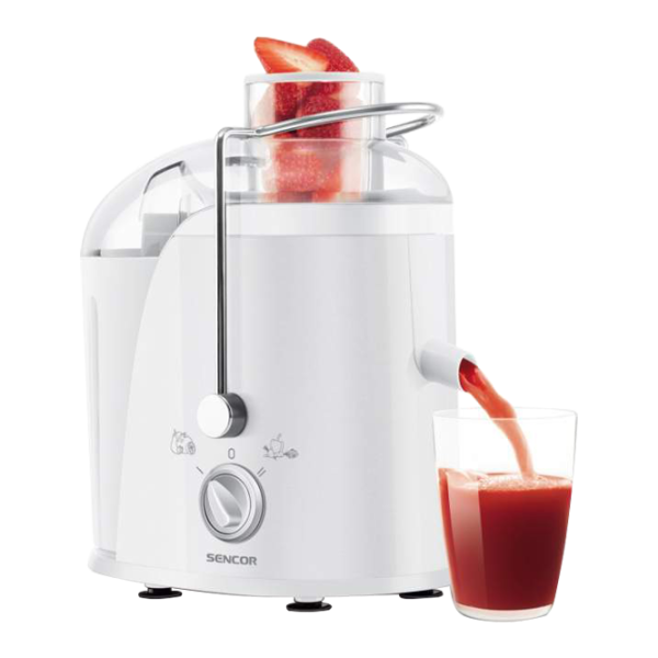 Storcator de fructe Sencor SJE743WH Centrifugă/ 400 W/ Red White photo 1