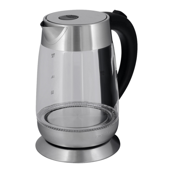 Ceainic Electric Polaris PWK1833CGL 1.8 l/ Ascuns spirală/ Inox Silver photo 1