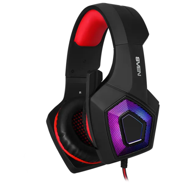 Наушники Sven AP U880MV Red Черный Проводная/ Игровой photo 2
