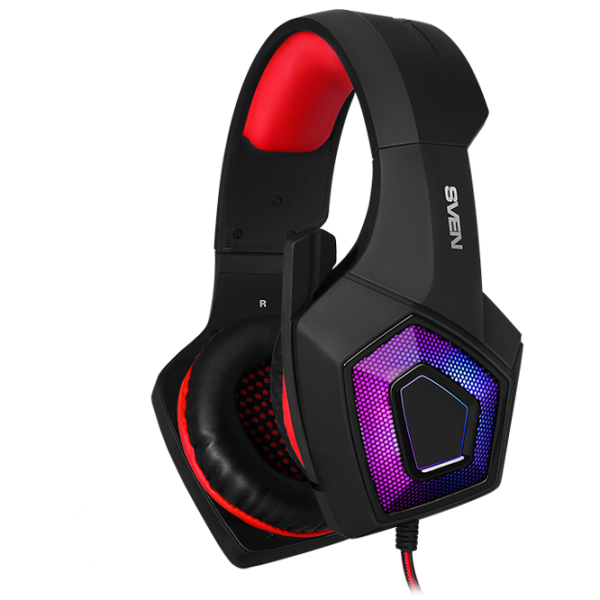 Наушники Sven AP U880MV Red Черный Проводная/ Игровой photo 2