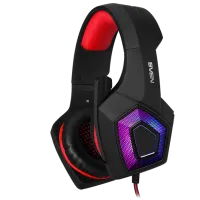 Căști Sven AP U880MV Red Black Cu fir/ Gaming photo 2
