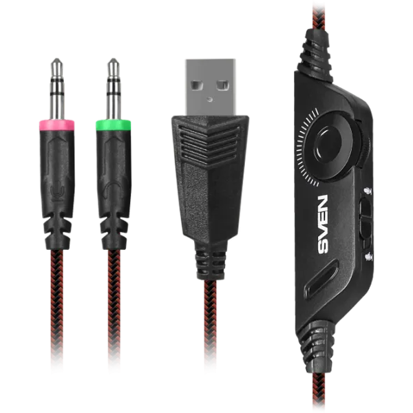 Наушники Sven AP U880MV Red Черный Проводная/ Игровой photo 4