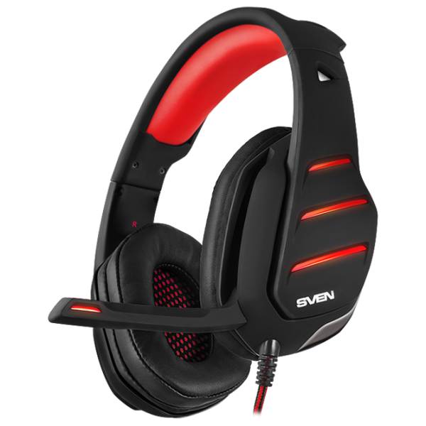 Căști Sven AP U997MV Red Black Cu fir/ Gaming photo 1