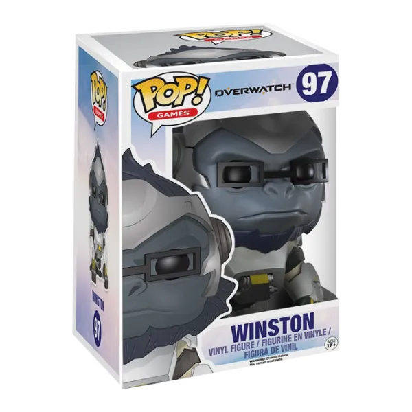 Виниловые фигурки Funko Overwatch: 6" Winston Серый photo 1
