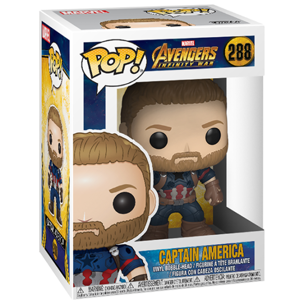 Figurină Funko Avengers Infinity War Captain America 3+/ Black photo 1 Figurină Funko Avengers Infinity War Captain America 3+/ Black photo 1