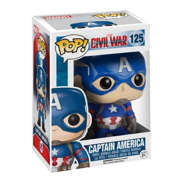 Виниловые фигурки Funko Marvel Civil War: Captain America Синий photo 1