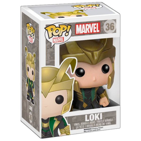 Фигурка Funko Marvel Loki w/ Helmet 3+/ Зелёный photo 1