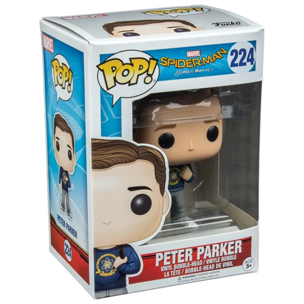 Figurină Funko Spider-Man Homecoming Peter Parker 3+/ Black photo 1 Figurină Funko Spider-Man Homecoming Peter Parker 3+/ Black photo 1