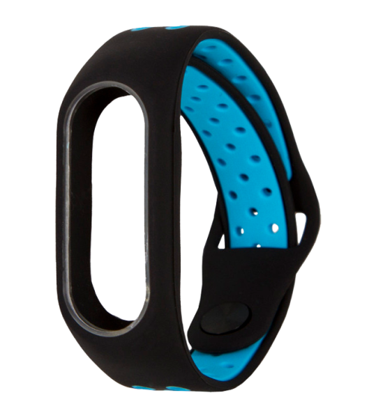 Xiaomi Mi Band 2 Bratara Black-Blue 10.6 mm/ Blue Black photo 1