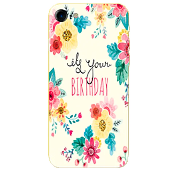 Чехол для смартфона Samsung Galaxy A9 (2018) Hoco/ Back/ TPU/ Flowers Белый photo 1