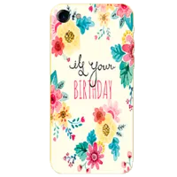 Чехол для смартфона Samsung Galaxy A9 (2018) Hoco/ Back/ TPU/ Flowers Белый