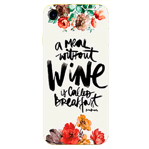 Husa Samsung Galaxy A6 (2018) Hoco Back/ TPU/ Flowers White photo 1