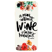 Husa Samsung Galaxy A6 (2018) Hoco Back/ TPU/ Flowers White