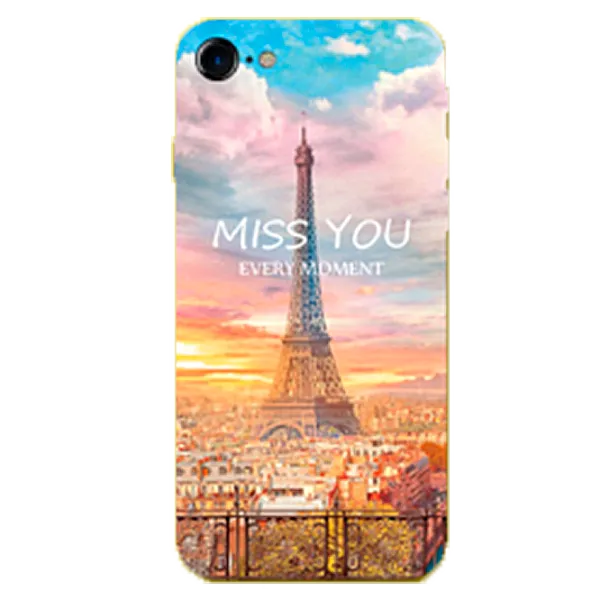 Husa Samsung Galaxy A6 (2018) Hoco Back/ TPU/ Paris Yellow photo 1