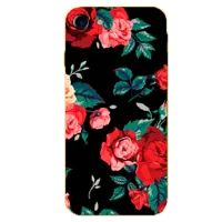 Husa Samsung Galaxy A6 (2018) Hoco Back/ TPU/ Flowers Black