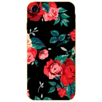 Husă pentru smartphone Samsung Galaxy J4 (2018) Hoco/ Back/ TPU/ Flowers Black